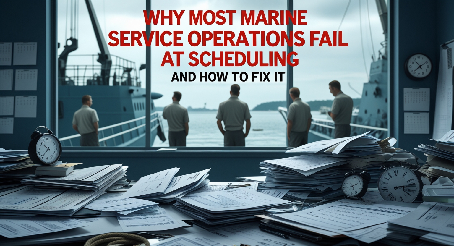 Why marine service operations fail at scheduling