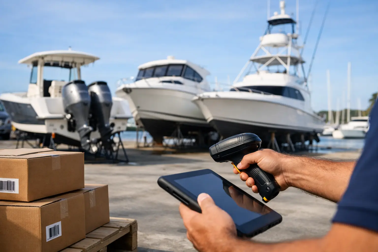 Boatyard Barcode Inventory System That Works