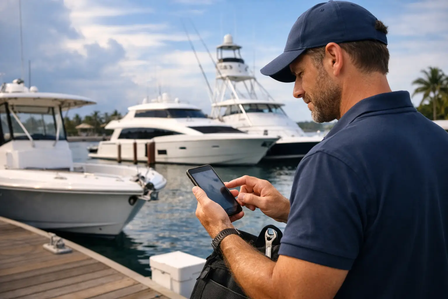 Mobile App for Marine Technicians at the Dock